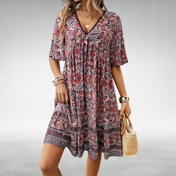 Mireille | Bohemian Swing Dress