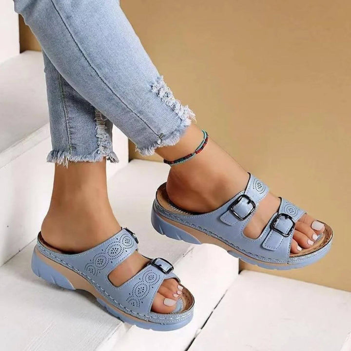 Naomi | Double Buckle Orthopedic Sandals
