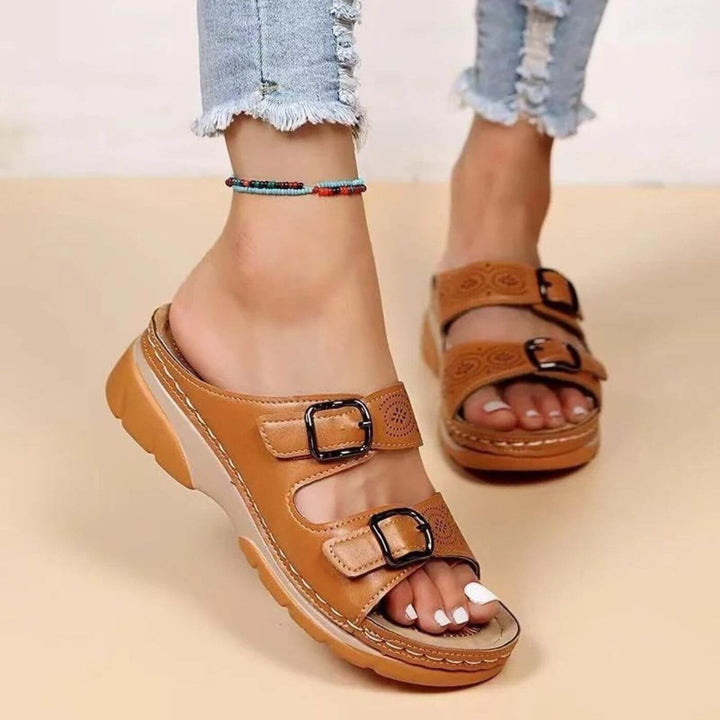 Naomi | Double Buckle Orthopedic Sandals