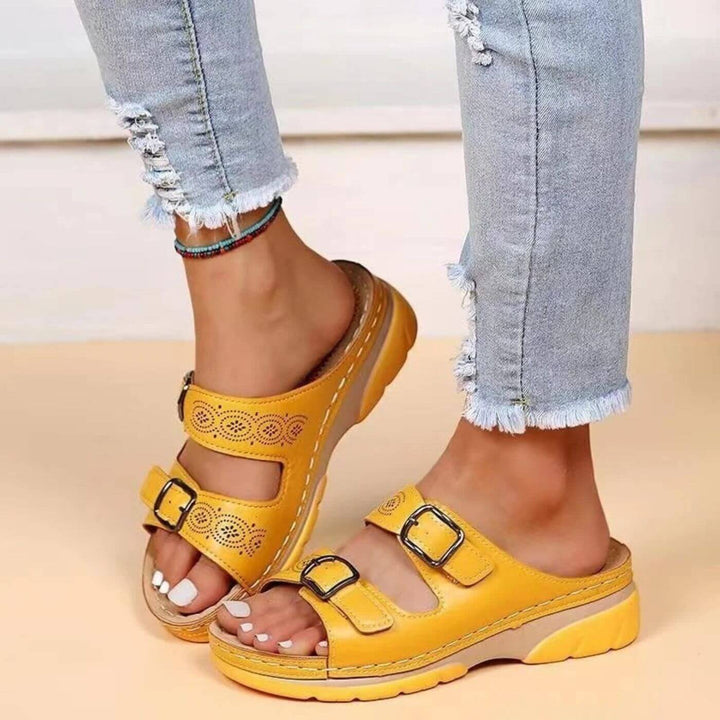 Naomi | Double Buckle Orthopedic Sandals