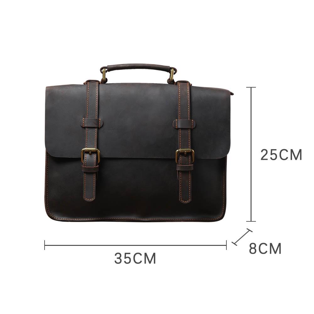 Wyatt | Leather Courier Backpack