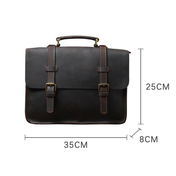 Wyatt | Leather Courier Backpack