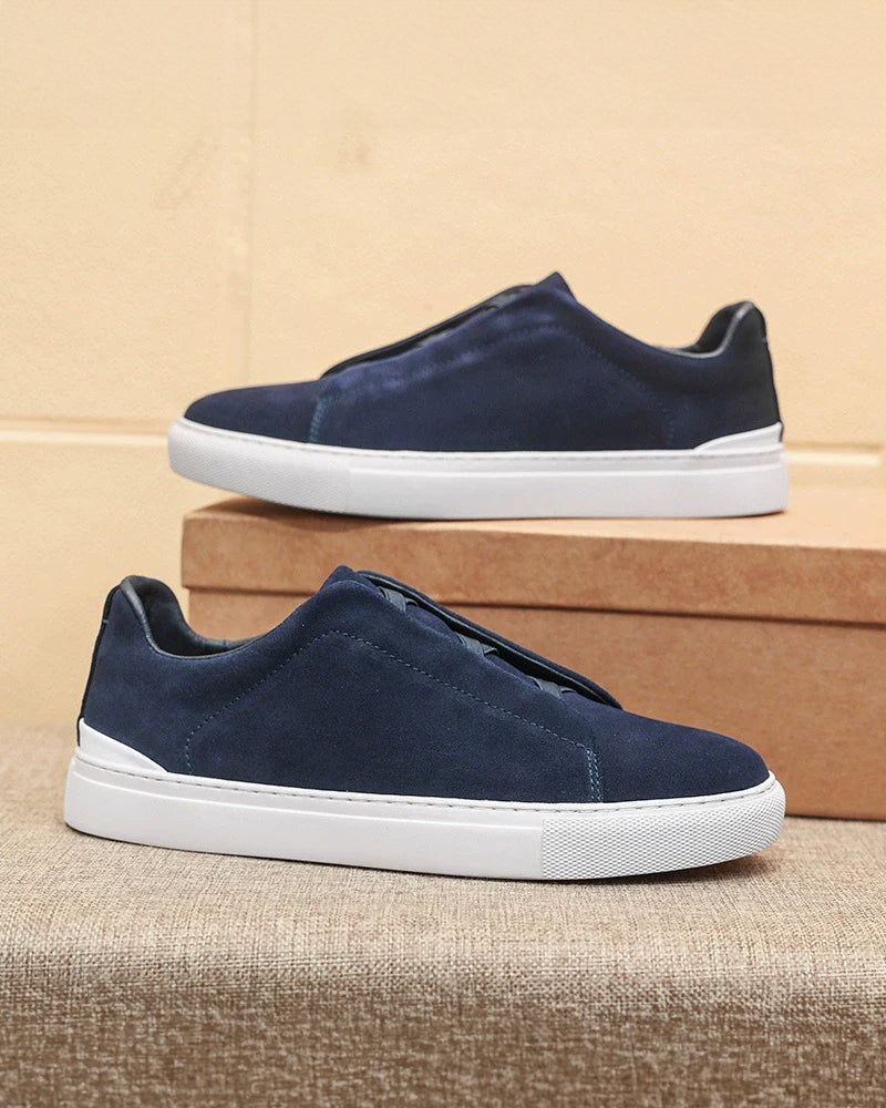Cassian | Suede Lace-Up Sneakers for Stylish Comfort