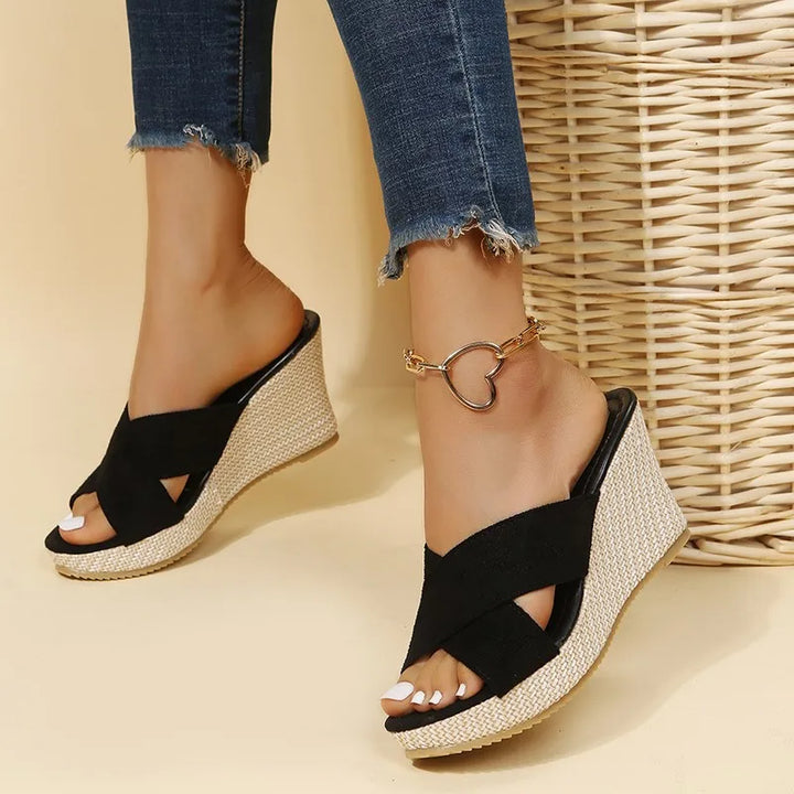 Liora | Chic Wedge Sandals