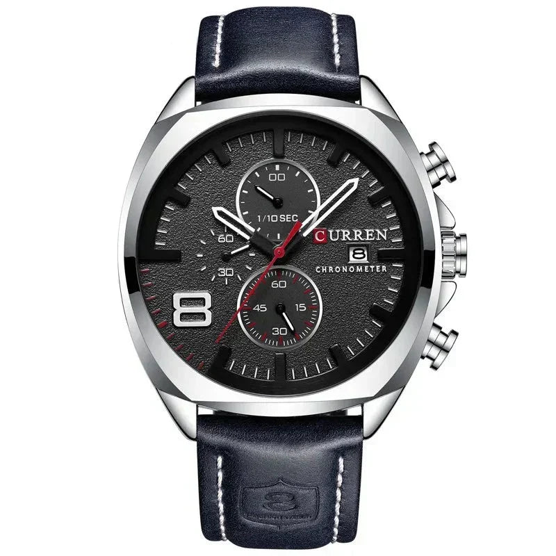 Waterproof Military-Style Chronograph Watch