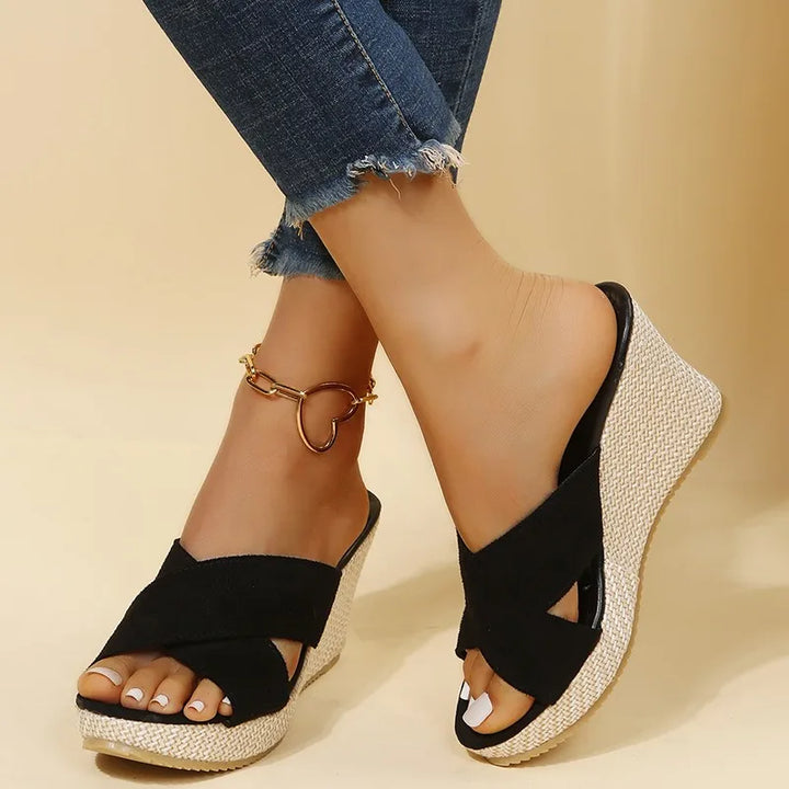 Liora | Chic Wedge Sandals