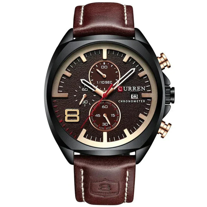 Waterproof Military-Style Chronograph Watch