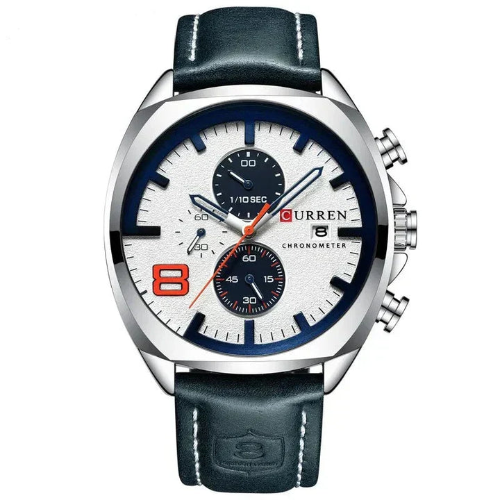 Waterproof Military-Style Chronograph Watch