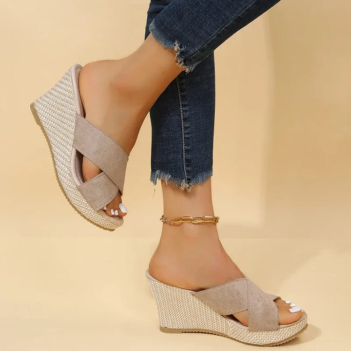 Liora | Chic Wedge Sandals