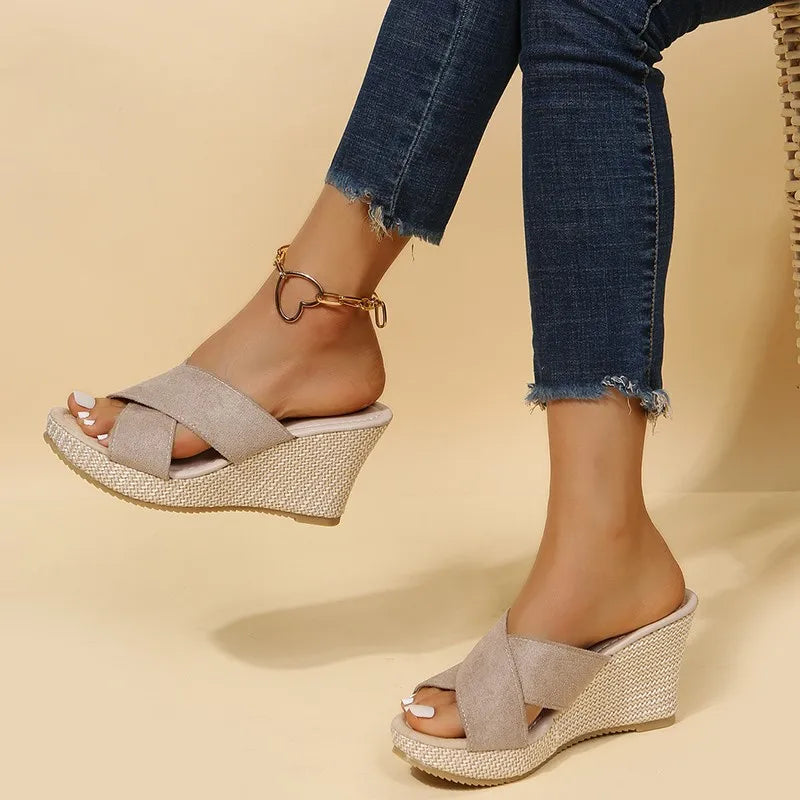 Liora | Chic Wedge Sandals