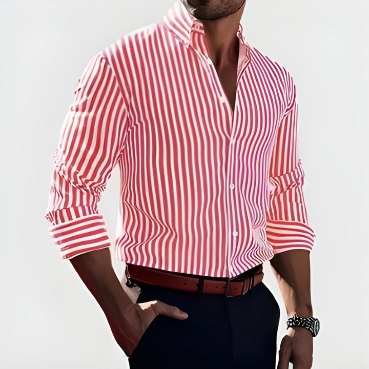 Zeke | Striped shirt