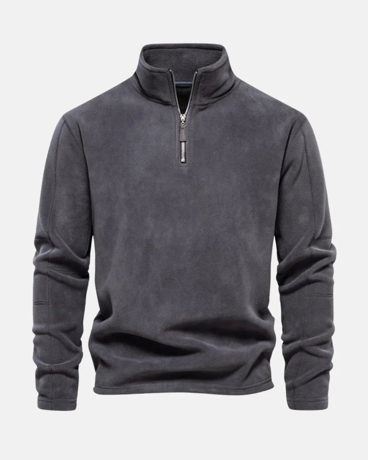 Lennox | Thick Fleece Half-Zip Sweater
