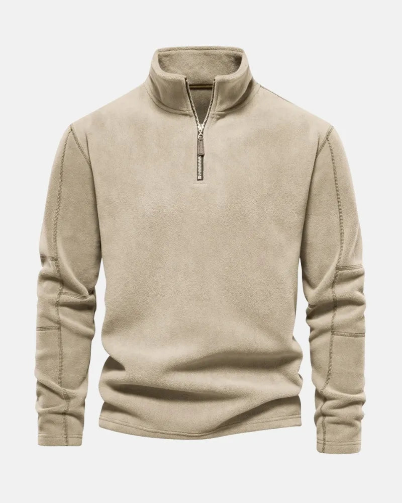 Lennox | Thick Fleece Half-Zip Sweater