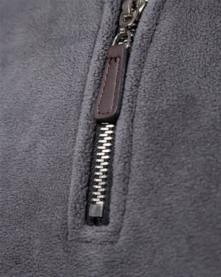 Lennox | Thick Fleece Half-Zip Sweater