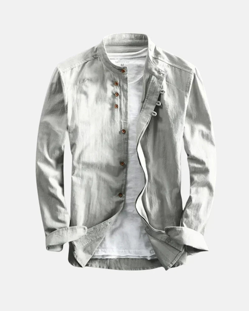 Kenji | Casual Stand Collar Shirt