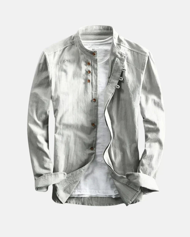 Kenji | Casual Stand Collar Shirt