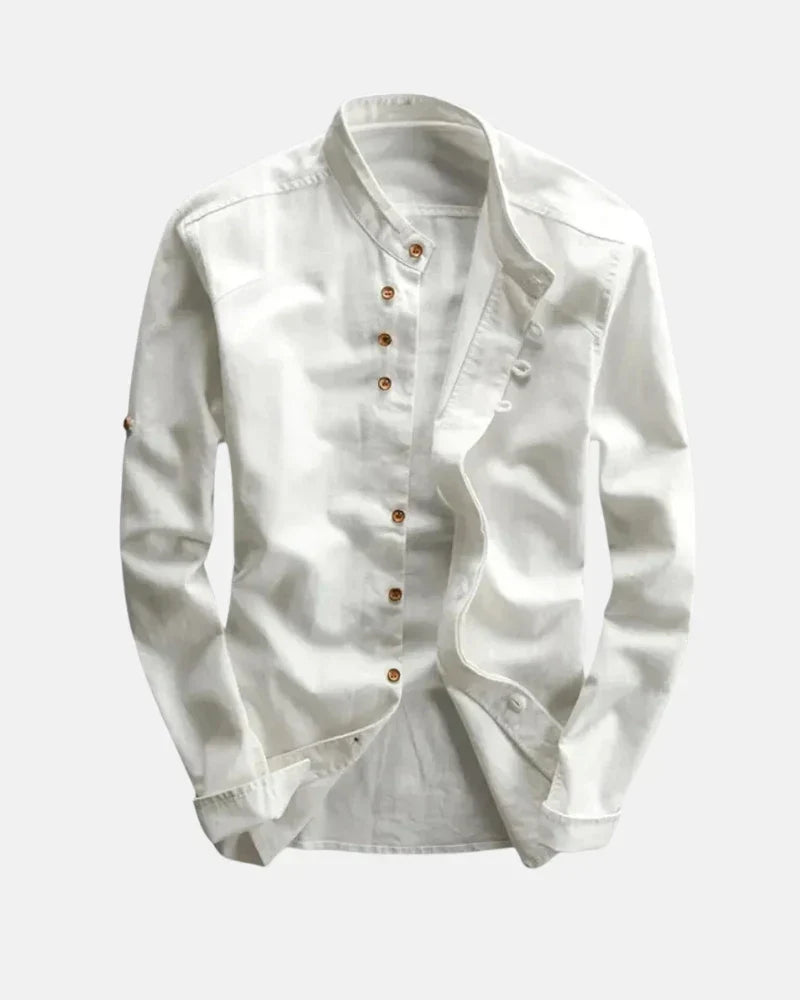 Kenji | Casual Stand Collar Shirt
