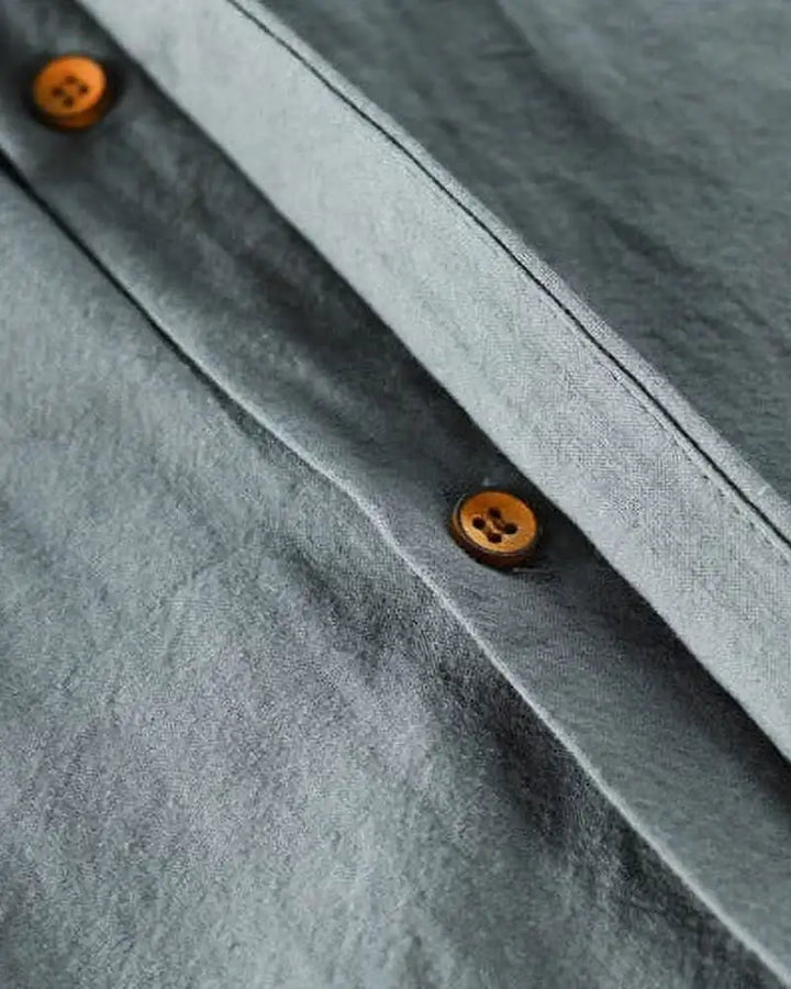 Kenji | Casual Stand Collar Shirt