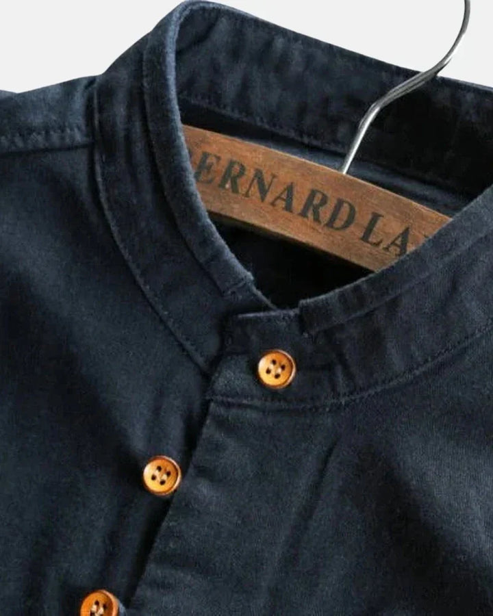 Kenji | Casual Stand Collar Shirt
