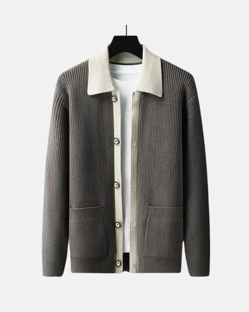 Reid | Knitted Button-Down Shirt