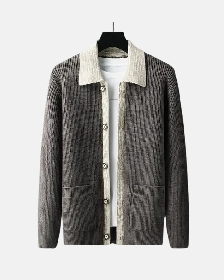 Reid | Knitted Button-Down Shirt