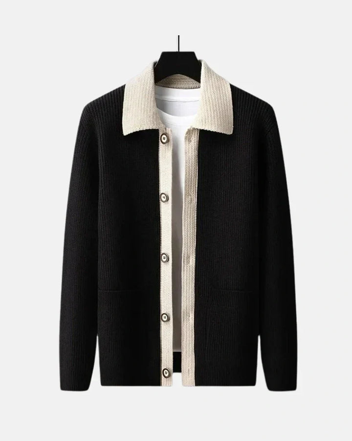 Reid | Knitted Button-Down Shirt