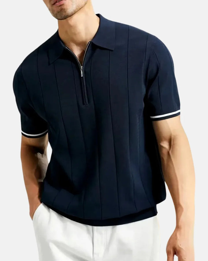 Santino | Modern Zip-Up Polo