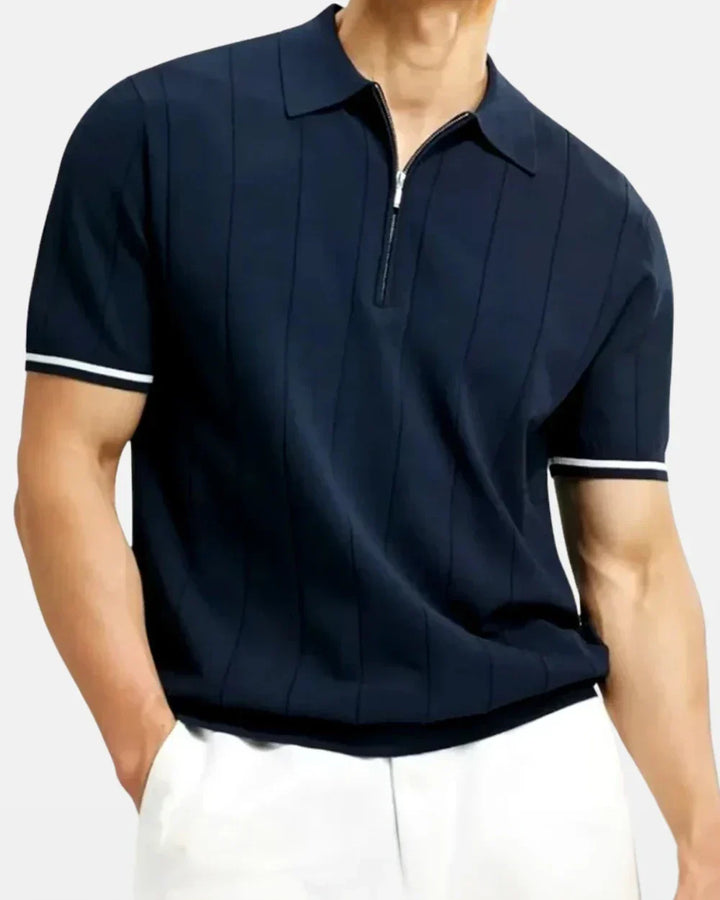 Santino | Modern Zip-Up Polo