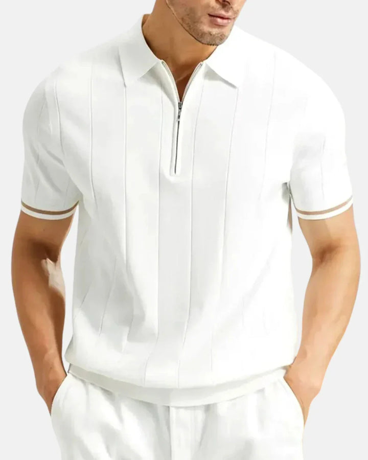 Santino | Modern Zip-Up Polo