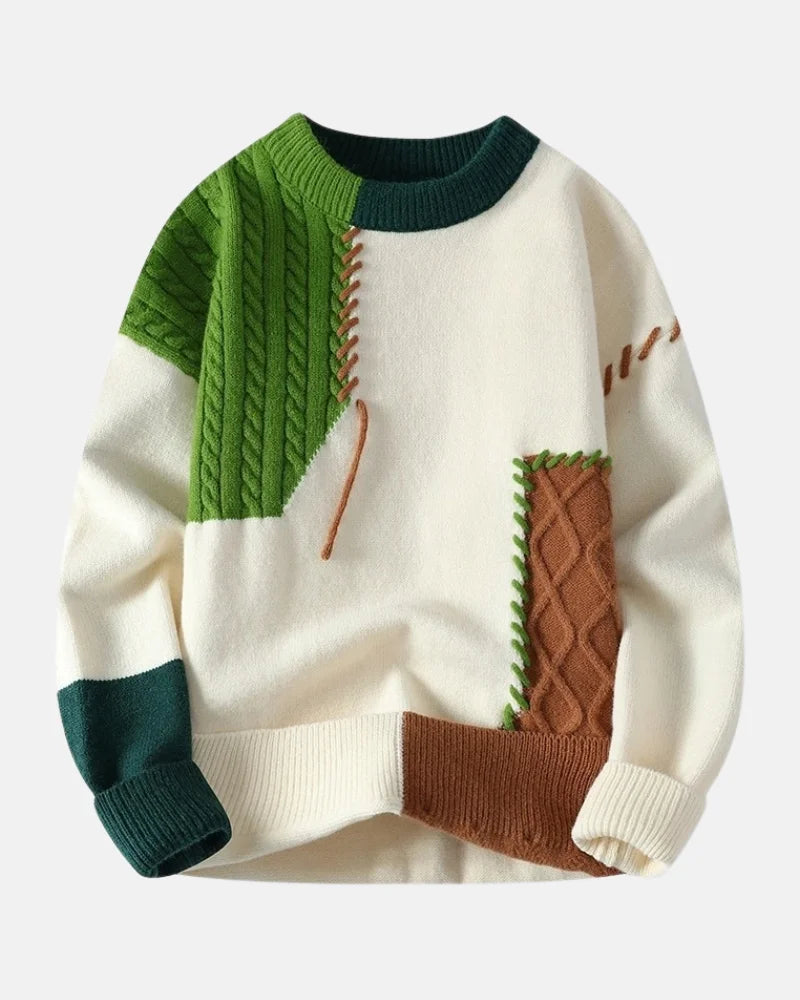 Eliott | Colorblock Pullover Sweater