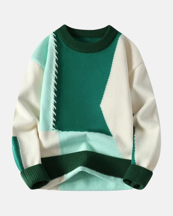 Eliott | Colorblock Pullover Sweater