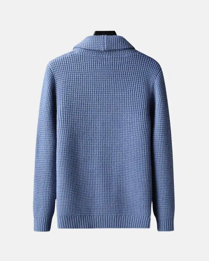 Wayne | Lapel Button Cardigan Sweater