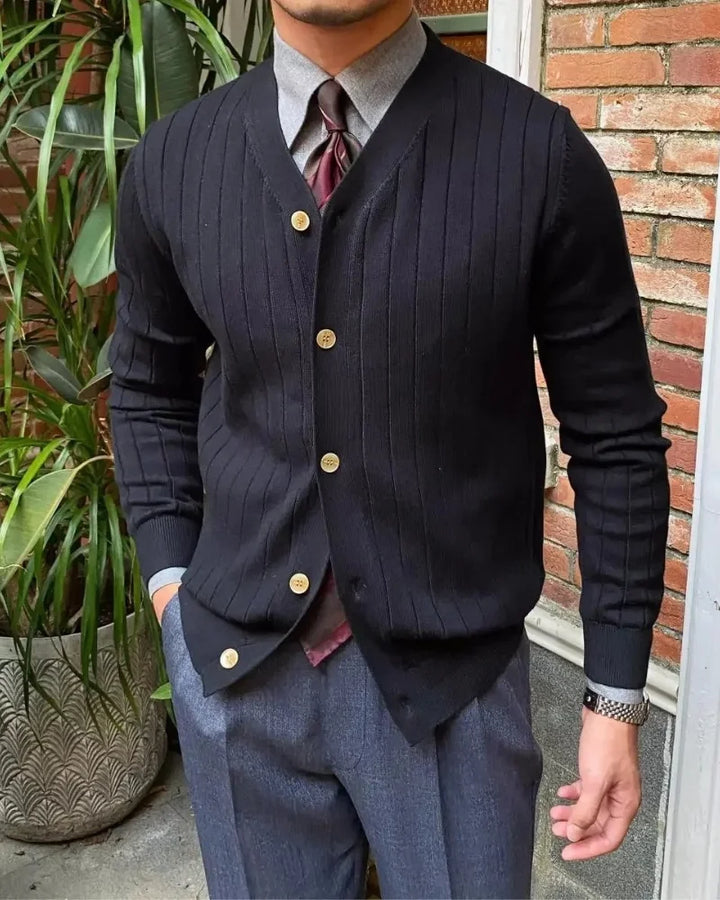 Shelton | Knit Ribbed Cardigan