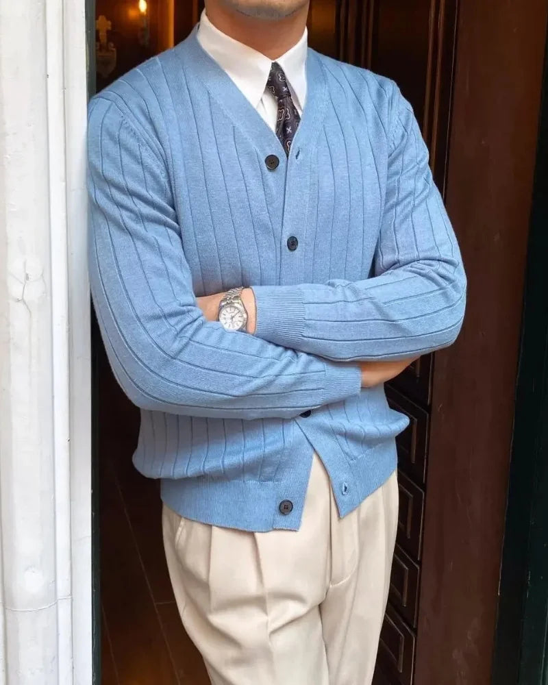 Shelton | Knit Ribbed Cardigan