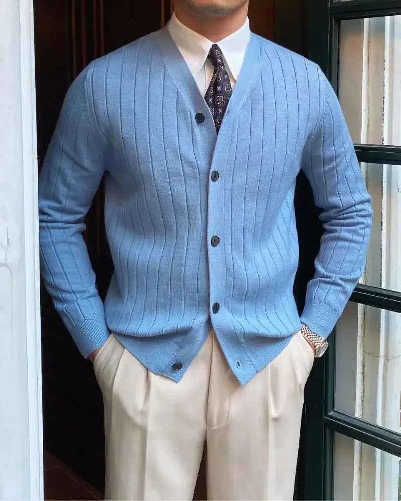 Shelton | Knit Ribbed Cardigan