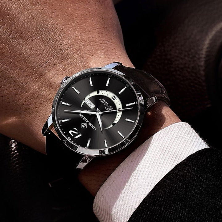 Elegant Lunar Phase Timepiece