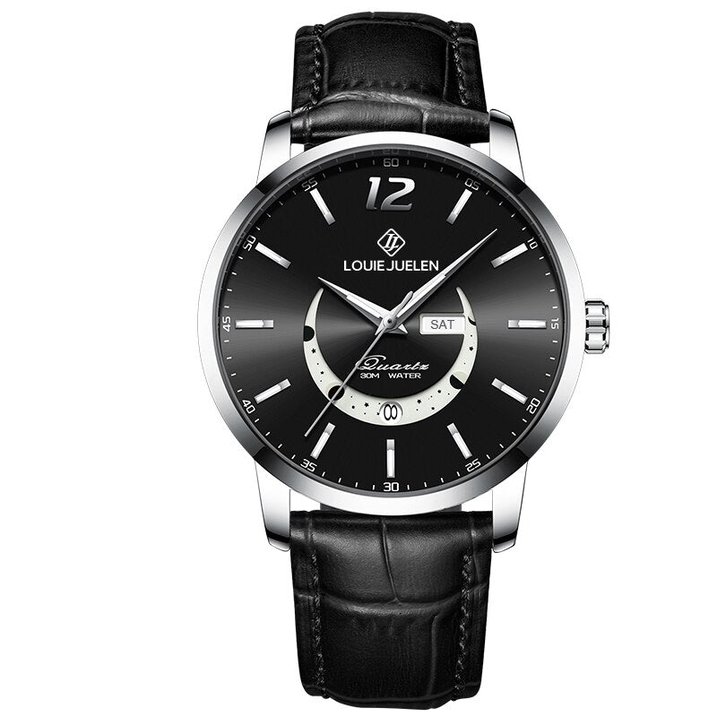 Elegant Lunar Phase Timepiece