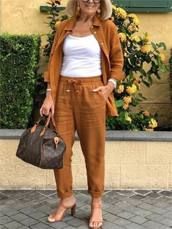 Heidi | Long-Sleeved Shirt and Pants Set