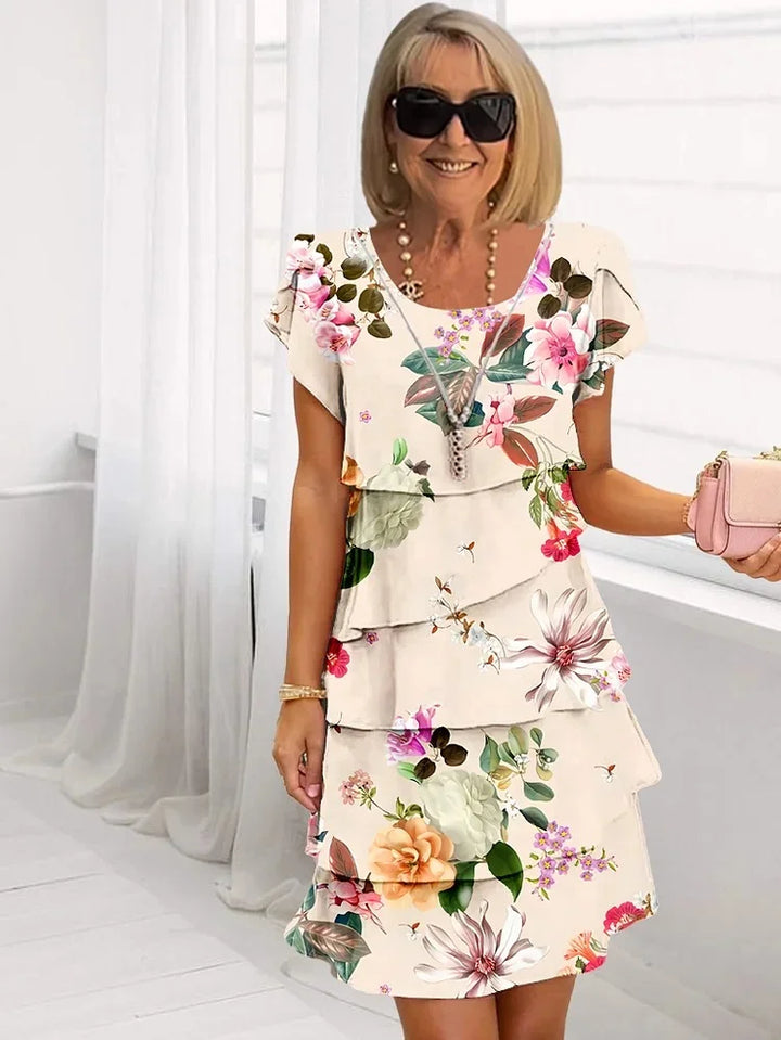 Layla | Ruffled Floral Dress