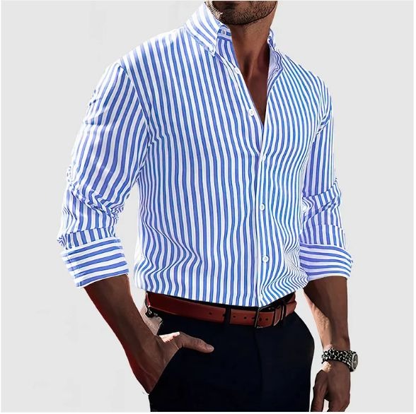 Zeke | Striped shirt
