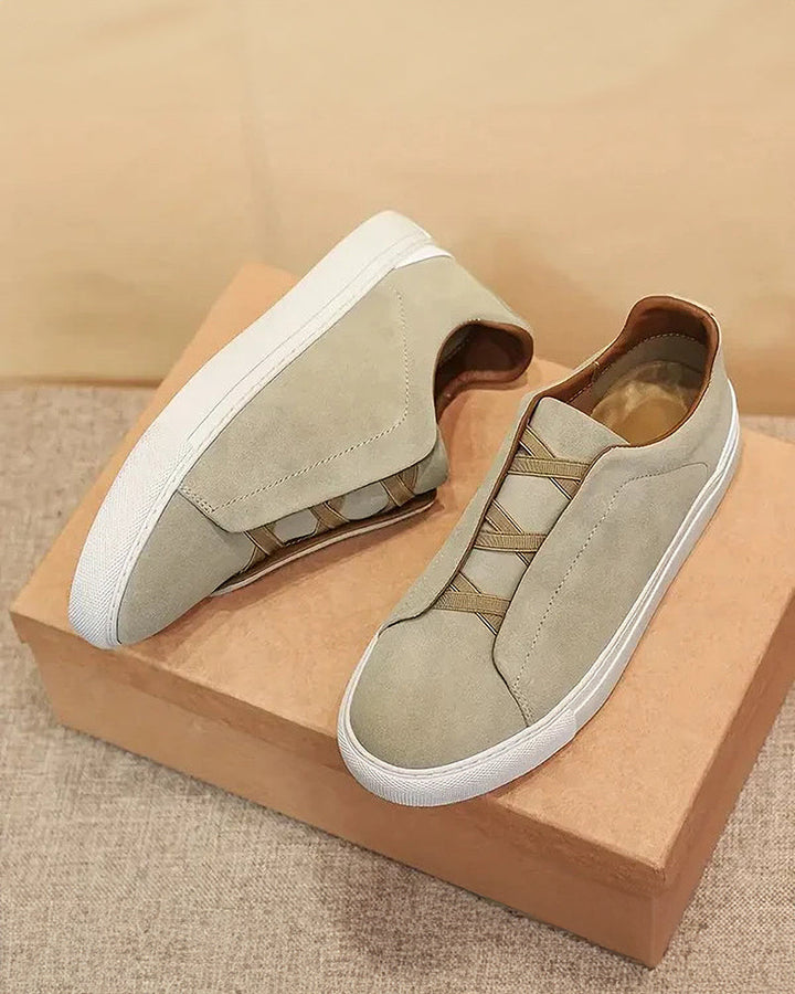 Cassian | Suede Lace-Up Sneakers for Stylish Comfort