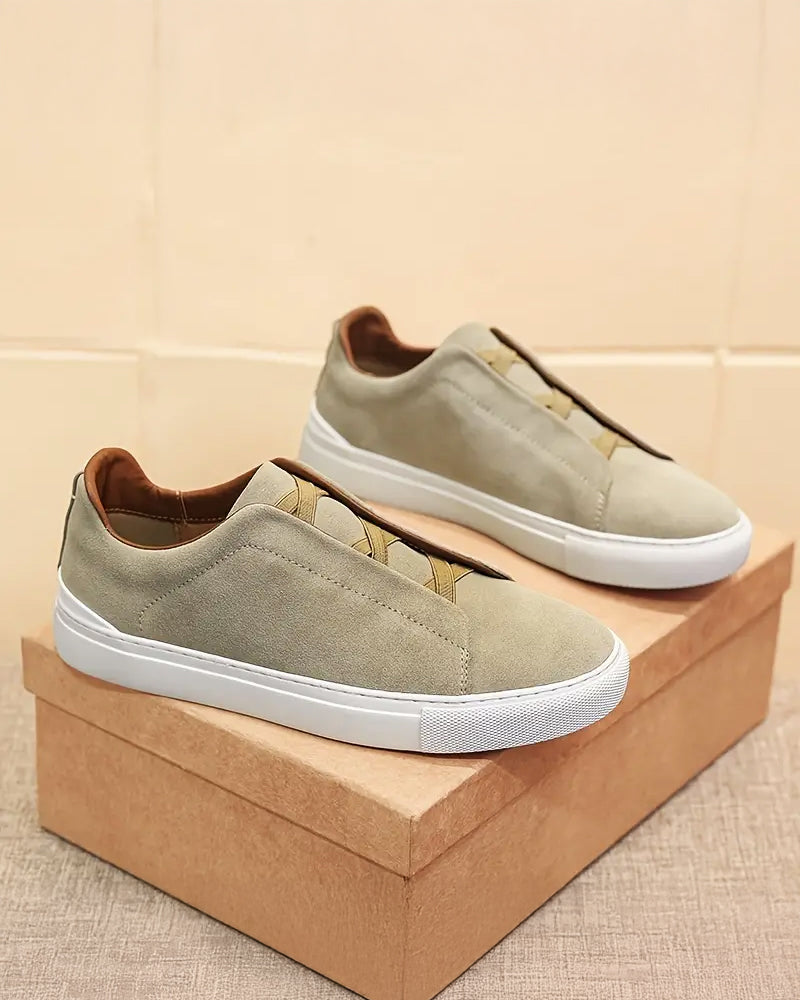 Cassian | Suede Lace-Up Sneakers for Stylish Comfort