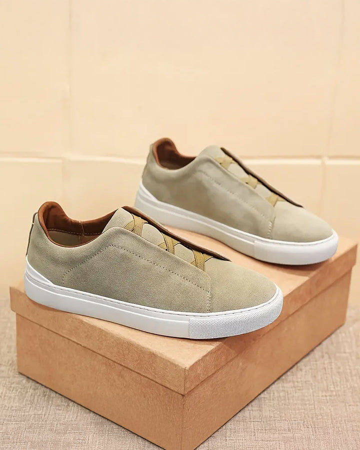 Cassian | Suede Lace-Up Sneakers for Stylish Comfort