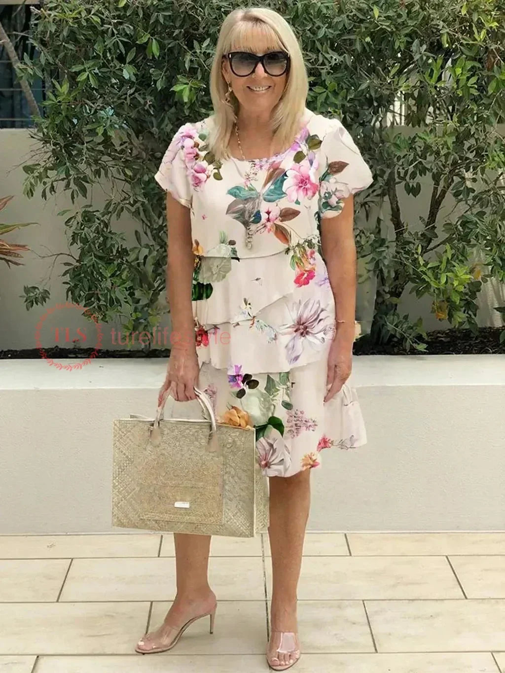 Layla | Ruffled Floral Dress