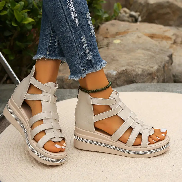 July | Elegant Wedge Sandals