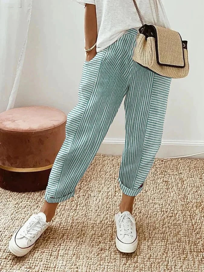 Loraine | Striped Trousers