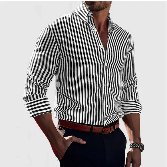 Zeke | Striped shirt