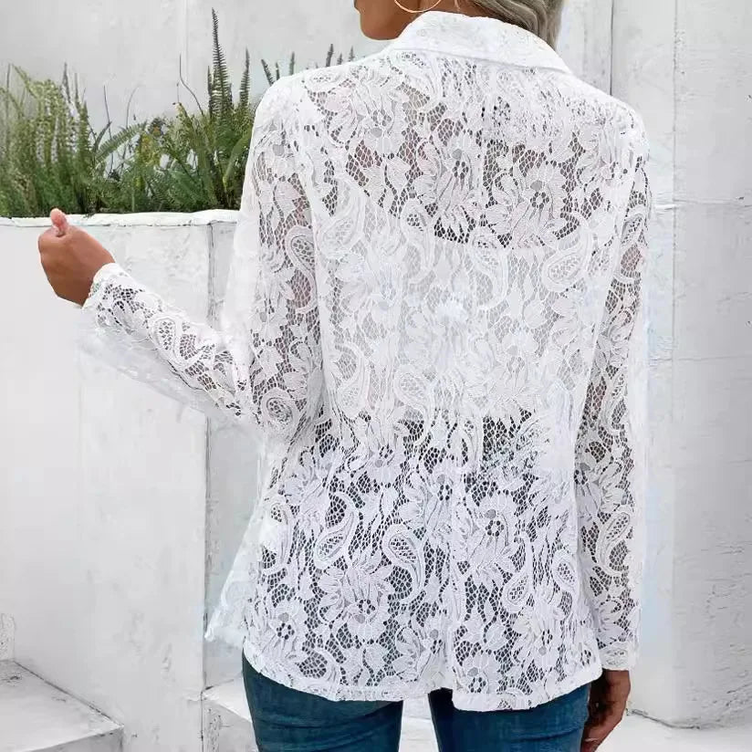 Claire | Elegant Lace Blazer