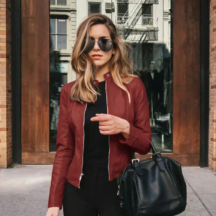 Hazel | Italian leather jacket