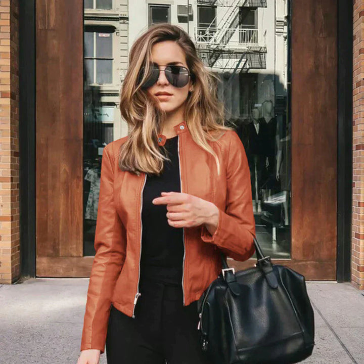 Hazel | Italian leather jacket